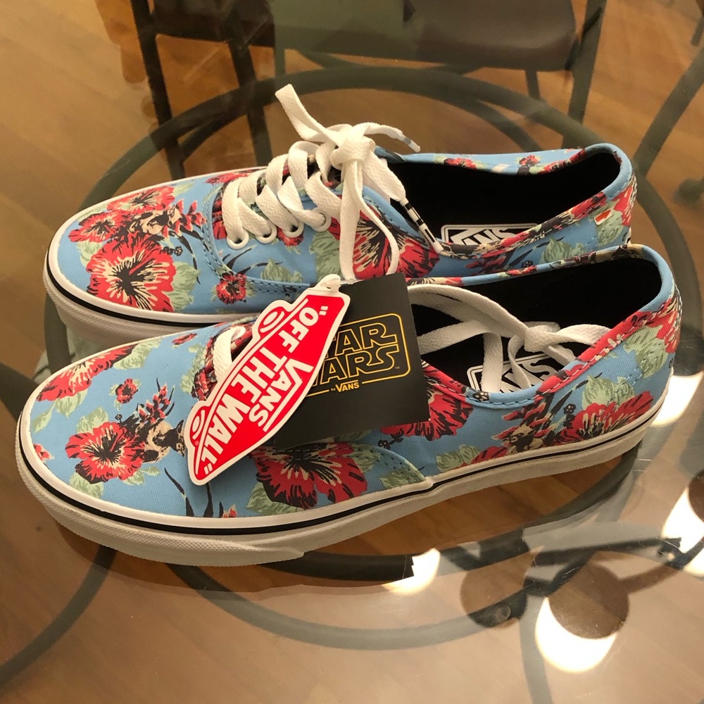 Rare Star Wars Vans Yoda Tropical Print Size 6.5 Men’s/ 8.0 Women’s NWT